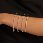 3ct Three-Prong Lab Grown Diamond Tennis Bracelet