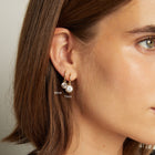Aurate x Molly Dickson: Georgian Drop Huggie Earrings