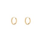 Small Endless Gold Hoop Earrings