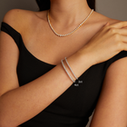 4ct Lab Grown Diamond Flex Tennis Bracelet