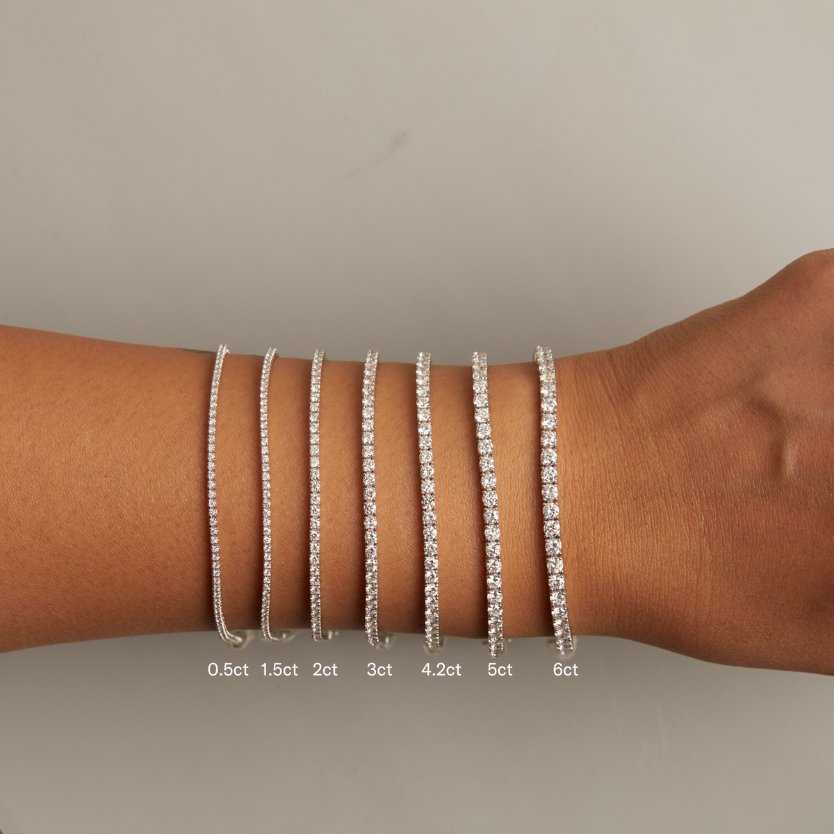 3ct Lab Grown Diamond Tennis Bracelet