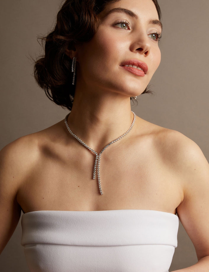 Aurate x Marilyn Monroe: Birth of a Star Tennis Necklace