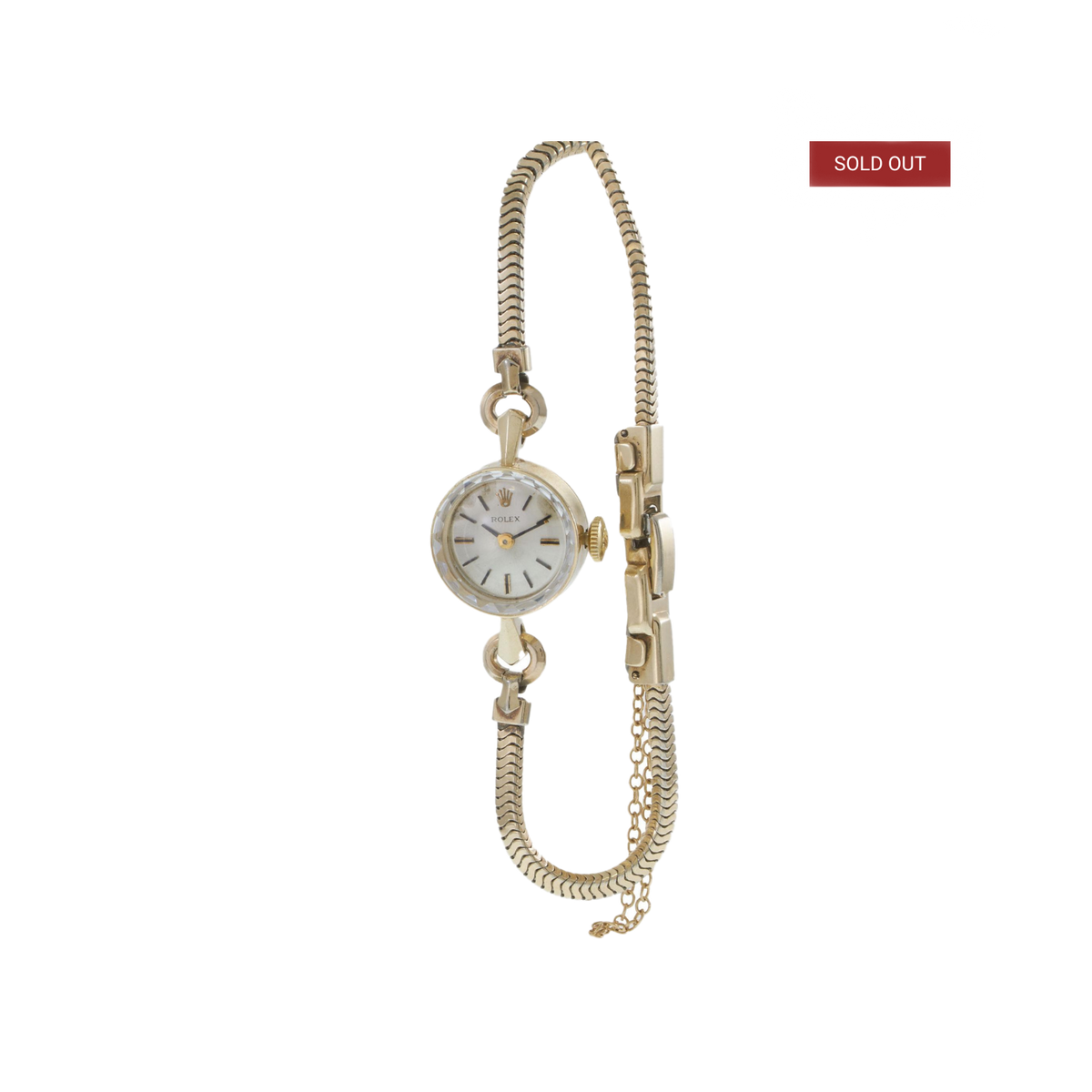 Vintage Rolex Yellow Gold Cocktail Watch 14k Yellow Gold 6in