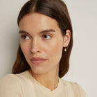 Pearl Huggie Earrings