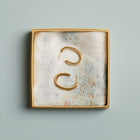 Aurate x Marilyn Monroe: Twisted Rope Hoop Earrings