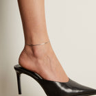 Wave Chain Anklet