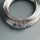 Lab Grown Amethyst Oval Pendant Collar Necklace