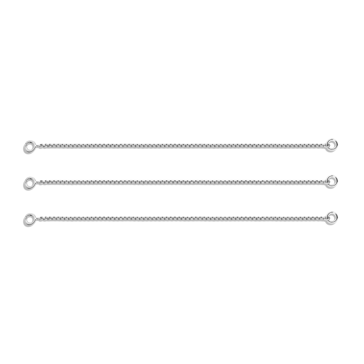 Three-in-One Connection Necklace Vermeil White Gold 18in Necklace / 6in Bracelet 19.5in Necklace / 6.5in Bracelet 21in Necklace / 7in Bracelet
