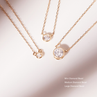 Mini Diamond Bezel Necklace