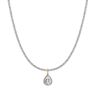 Aurate x Molly Dickson: Classic Black Rhodium Tennis Pendant Necklace