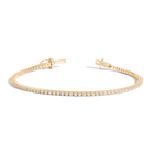 Petite Lab Grown White Sapphire Tennis Bracelet