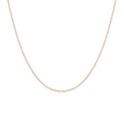 Petite Lab Grown White Sapphire Tennis Necklace