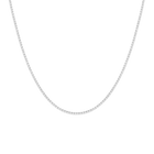 Petite Lab Grown White Sapphire Tennis Necklace