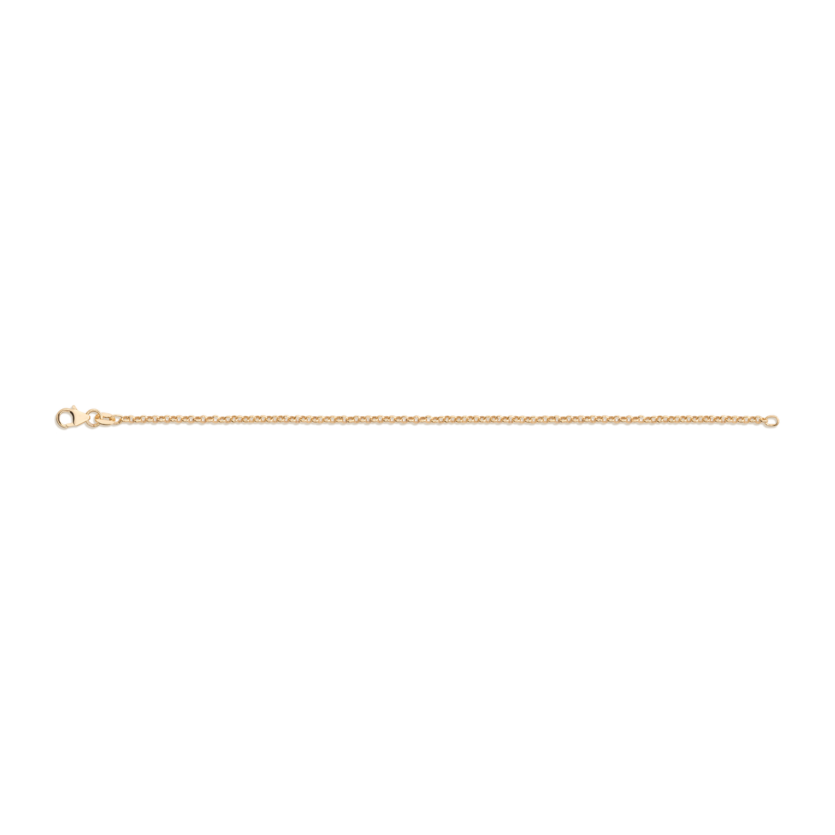 Small Rolo Chain Bracelet Vermeil 14k Yellow Gold 6in 6.5in 7in 7.5in