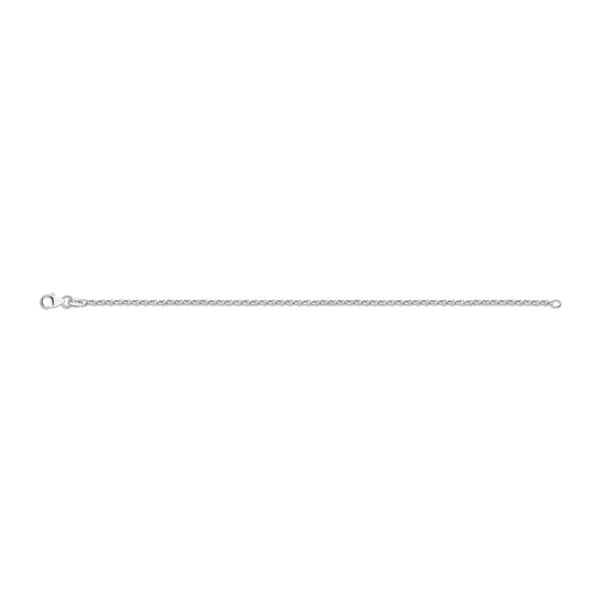 Small Rolo Chain Bracelet Vermeil 14k White Gold 6in 6.5in 7in 7.5in