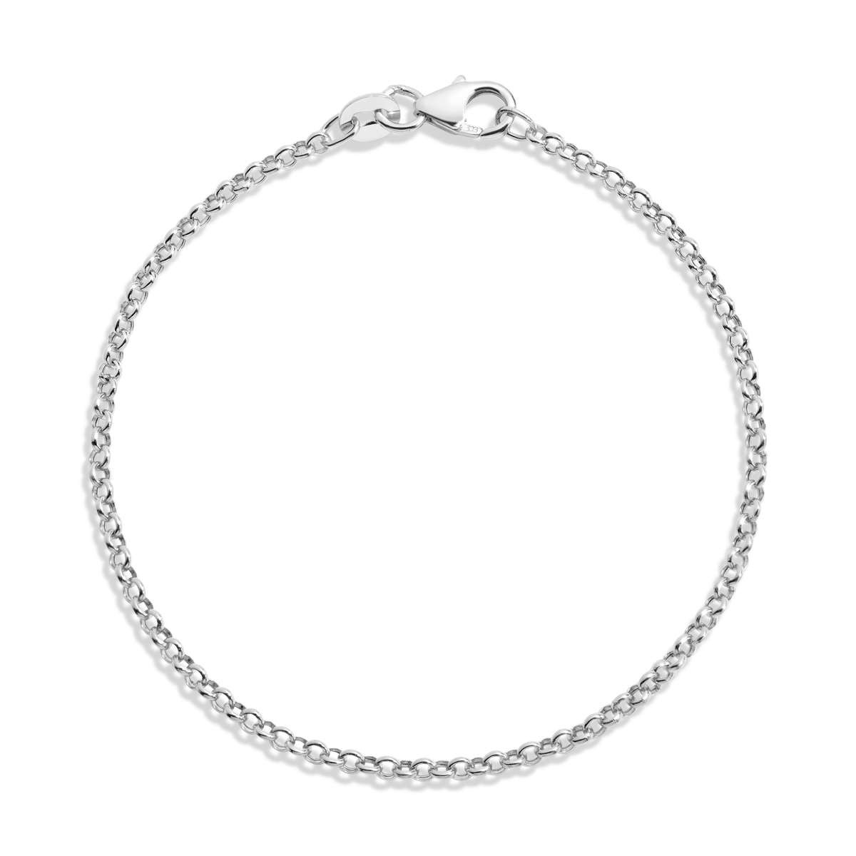 Small Rolo Chain Bracelet Vermeil 14k White Gold 6in 6.5in 7in 7.5in First