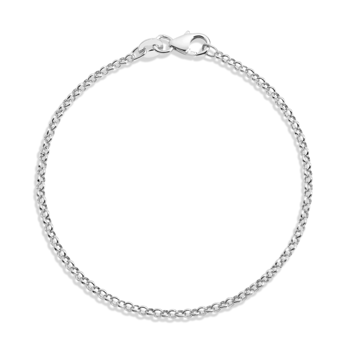 Small Rolo Chain Bracelet Vermeil 14k White Gold 6in 6.5in 7in 7.5in First