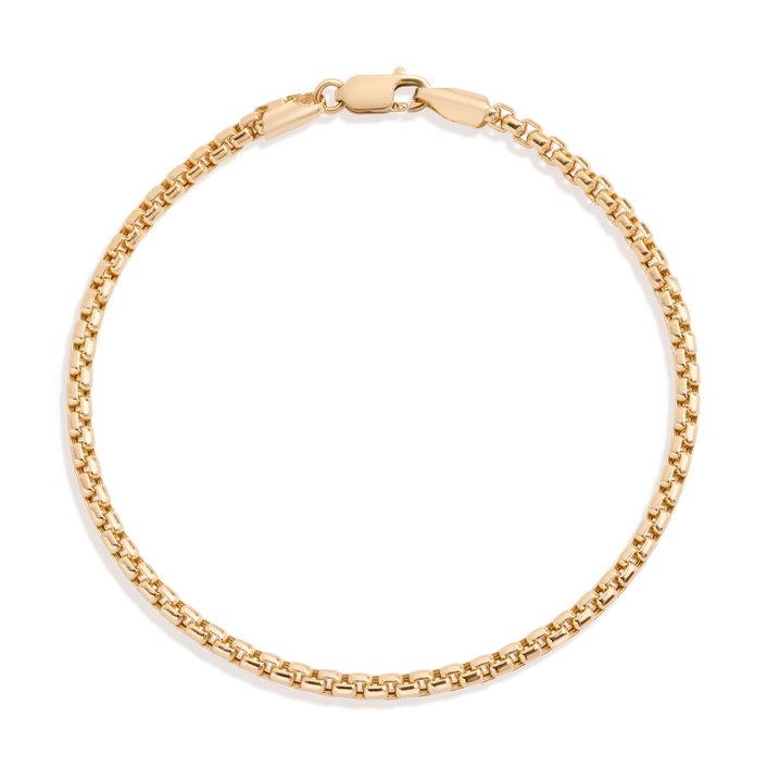 Round Box Chain Bracelet