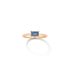 Birthstone Baguette Ring - Alexandrite