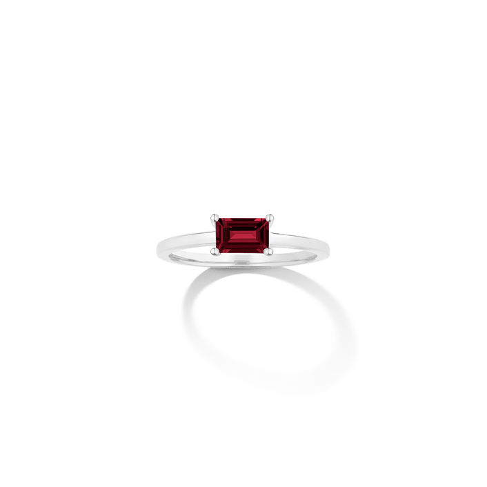 Birthstone Baguette Ring