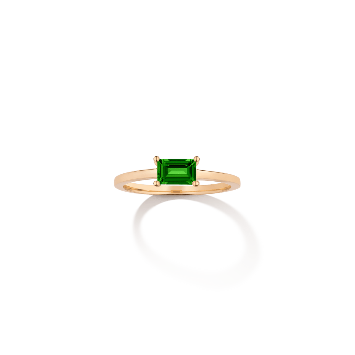 Birthstone Baguette Ring