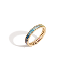 Ombré Rainbow Baguette Eternity Ring