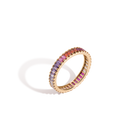 Pink Ombré Baguette Eternity Ring