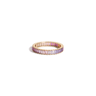 Pink Ombré Baguette Eternity Ring