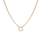 Rolo Chain Charm Necklace