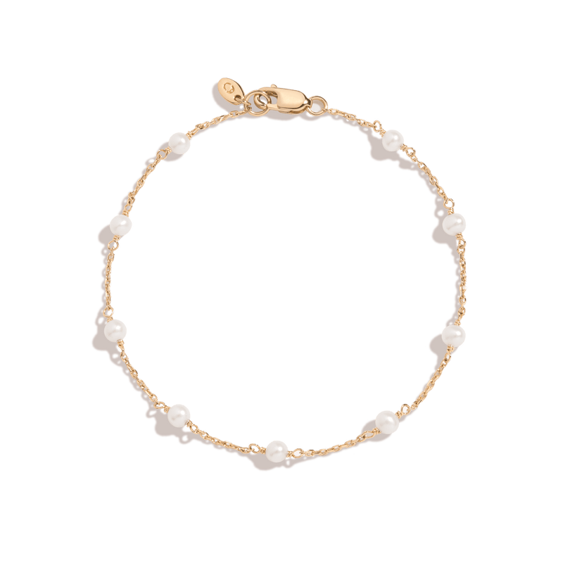 Classic Pearl Station Bracelet