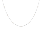 Classic Pearl Station Necklace