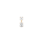 Lab Grown White Sapphire Ear Jacket