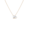 Toi et Moi Gemstone Mini Classic Necklace - Peridot & Amethyst Vermeil Yellow Gold First