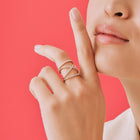 Diamond X Ring