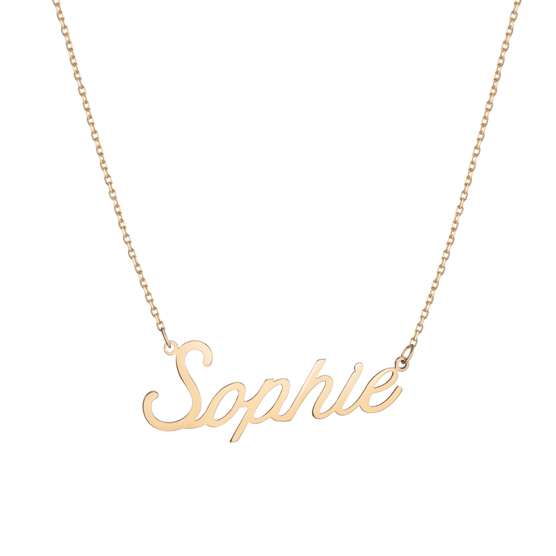 Custom Script Name Necklace