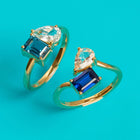 Toi et Moi Gemstone Heirloom Ring