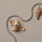 Lab Grown White Sapphire Trillion Tennis Necklace