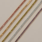 Lab Grown Green Peridot Baguette Tennis Bracelet