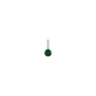 Round Cut Tennis Charm Pendant