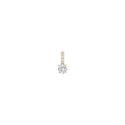 Round Cut Tennis Charm Pendant