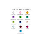 Toi et Moi Gemstone Mini Heirloom Necklace  - Red Ruby & Red Ruby