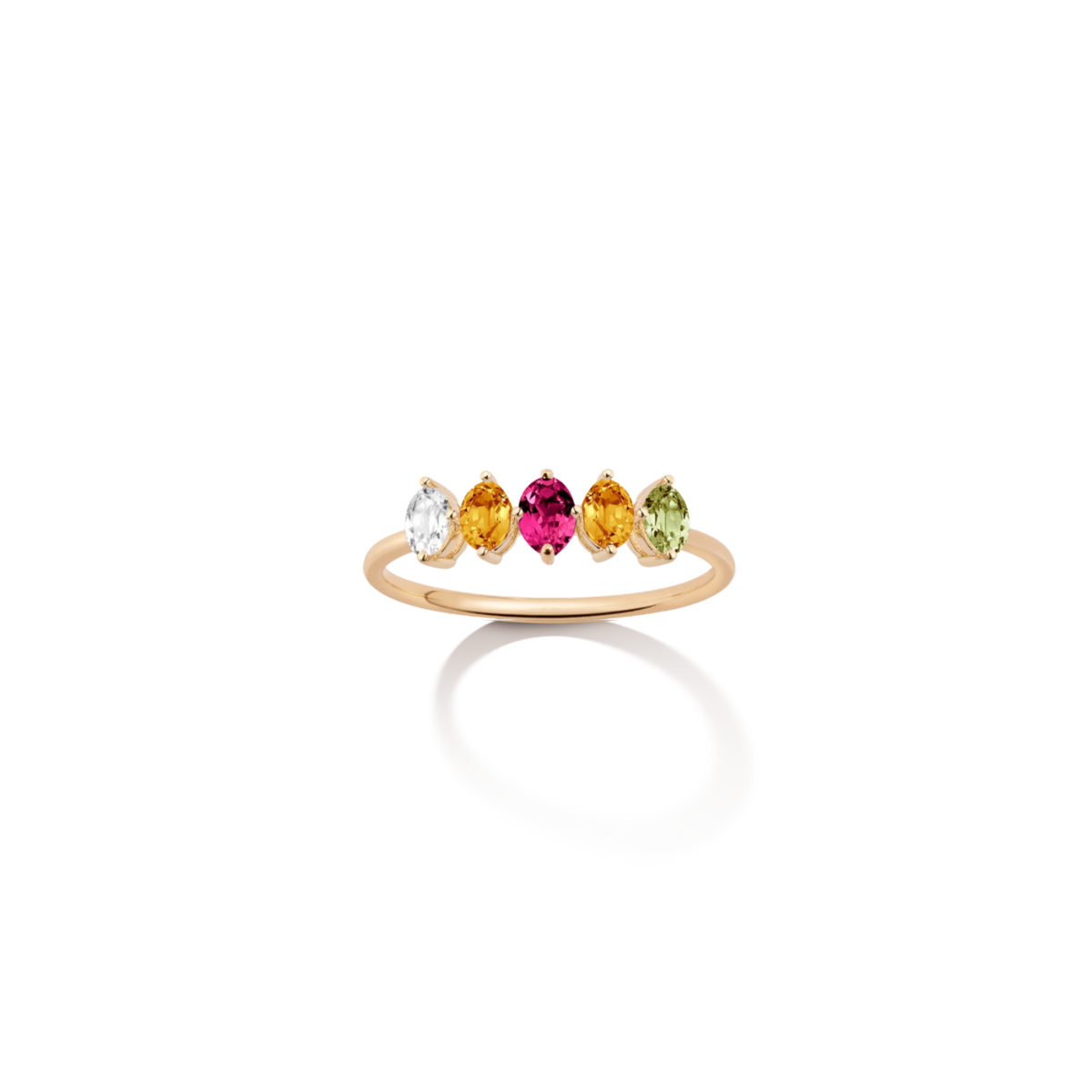 Birthstone Ring Vermeil Yellow Gold First