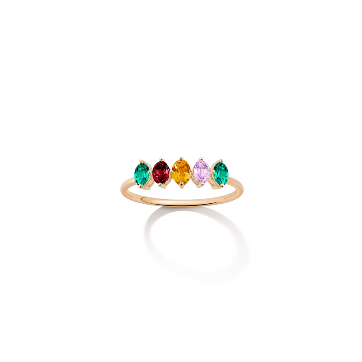 Birthstone Ring Vermeil Yellow Gold First