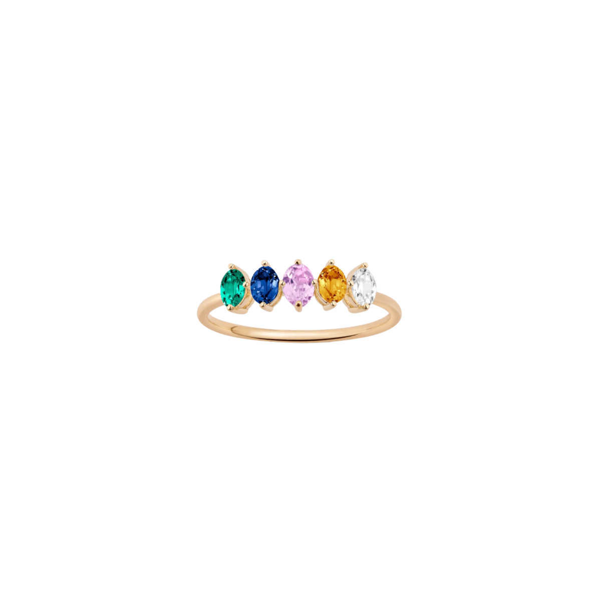 Birthstone Ring Vermeil Yellow Gold First