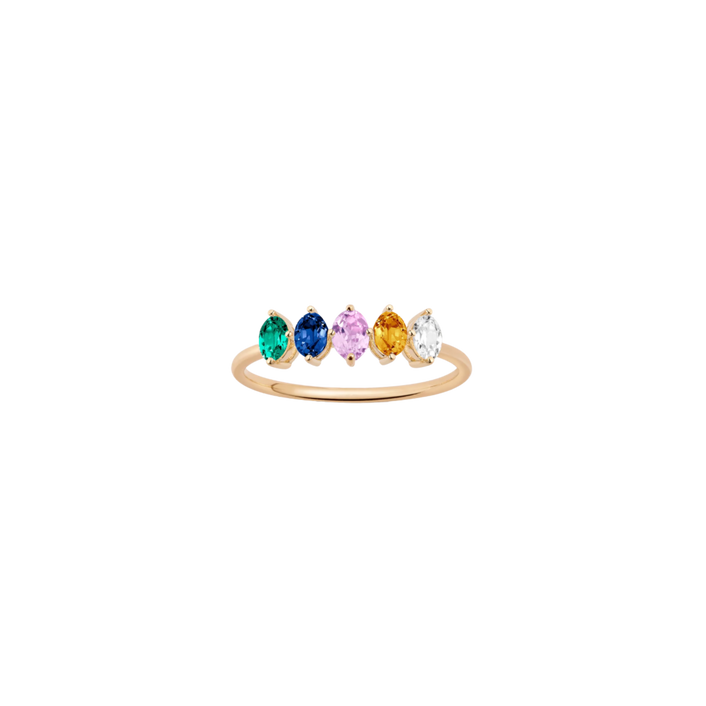 Birthstone Ring Vermeil Yellow Gold First