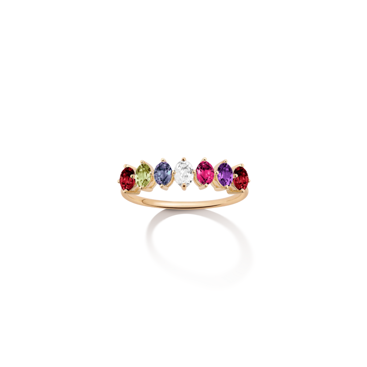 Birthstone Ring Vermeil Yellow Gold First