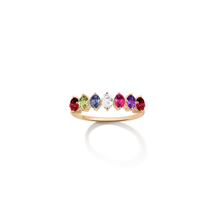 Birthstone Ring Vermeil Yellow Gold First