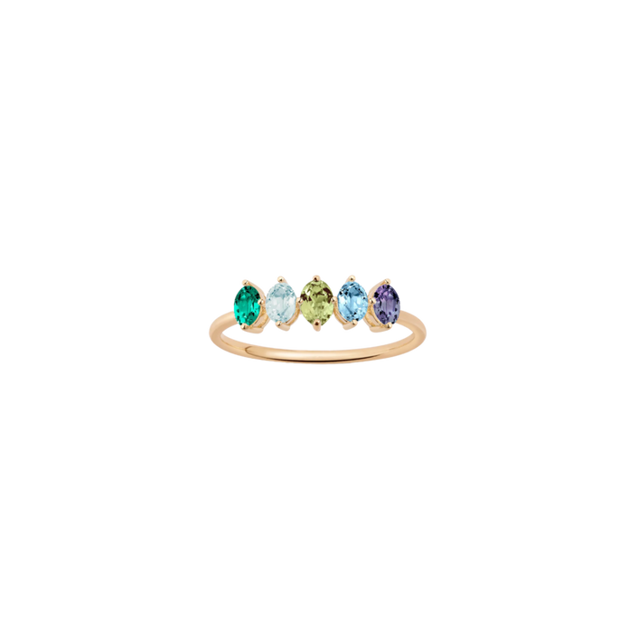Birthstone Ring 14k Yellow Gold First