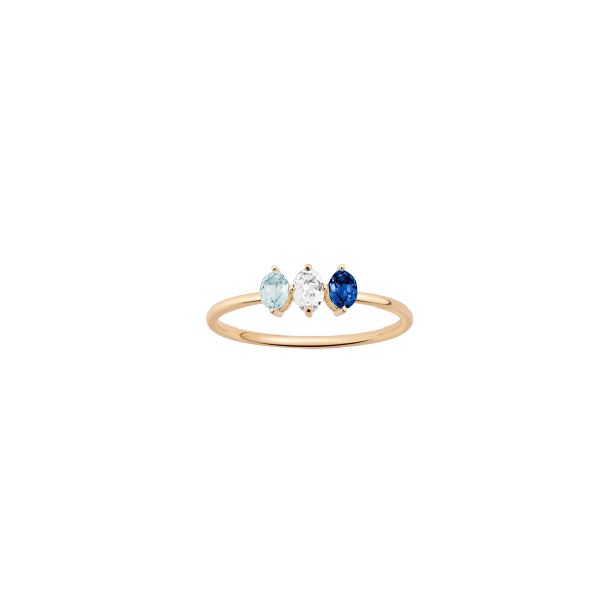 Birthstone Ring Vermeil Yellow Gold First