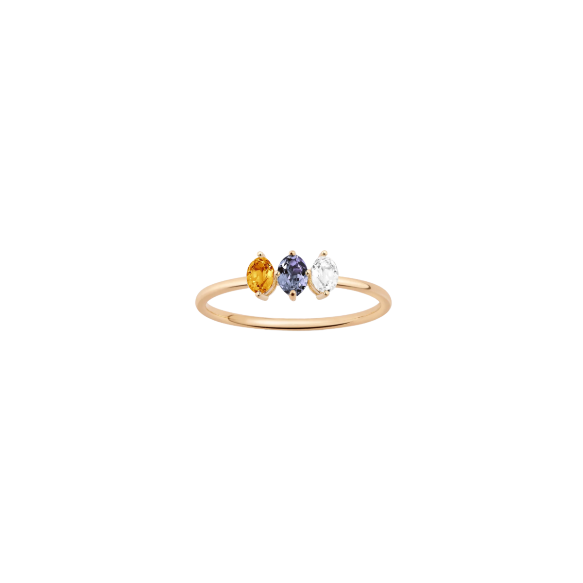Birthstone Ring Vermeil Yellow Gold First